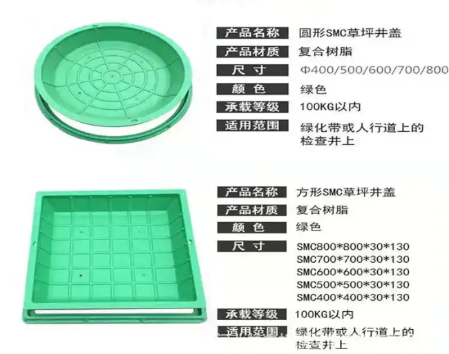 浙江树脂复合种植井盖展示